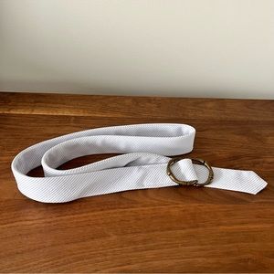 J. Crew Seersucker Belt